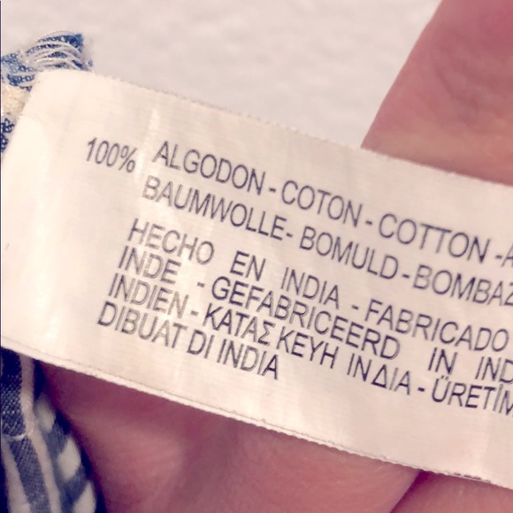 Zara chambray striped top - Picture 9 of 9